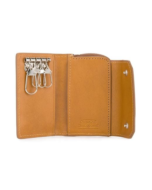 As2ov Orange Mobile Key Case for men