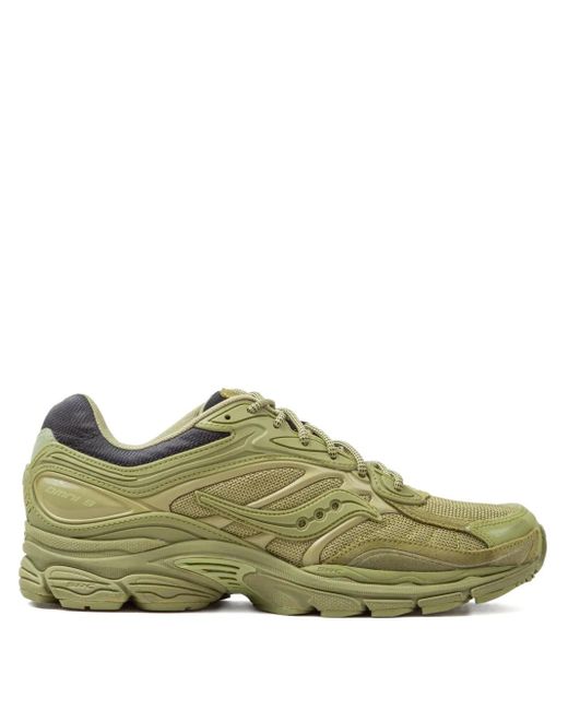 Saucony Green Omni 9 Lace-Up Sneakers