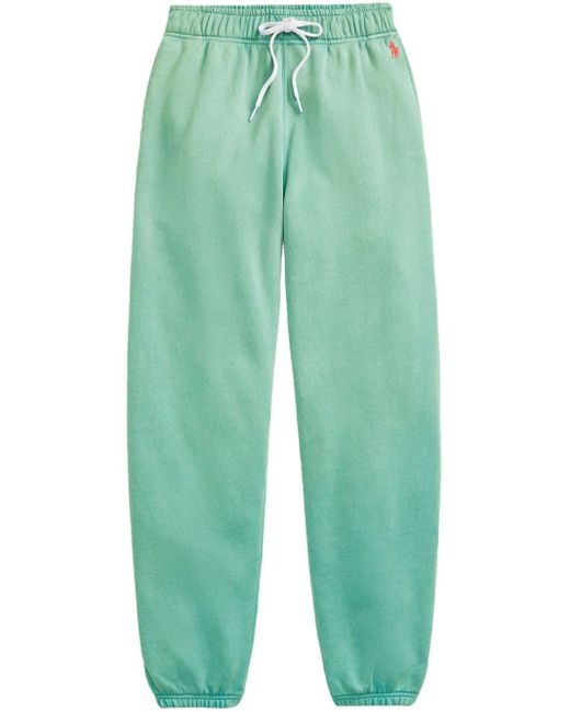 Polo Ralph Lauren Green Polo Pony-embroidered Track Pants