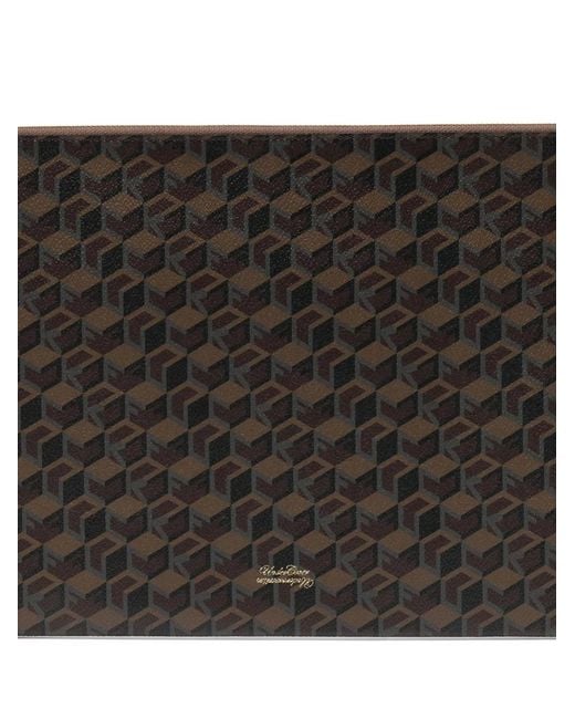 Undercover Black Monogram Clutch Bag