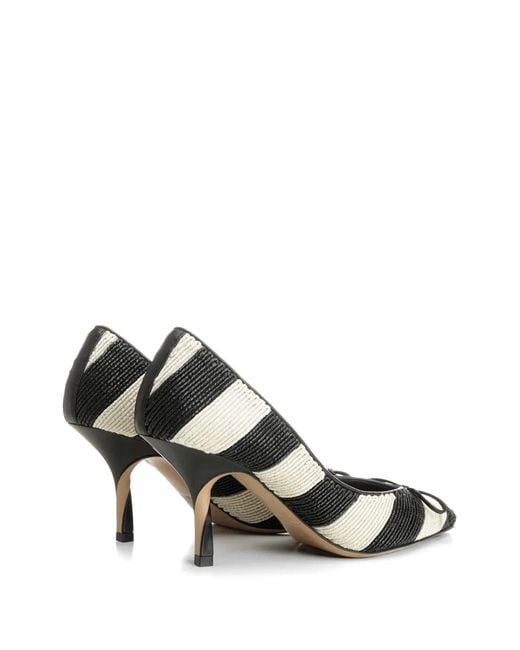 Jacquemus White The Tourni Heeled Pumps
