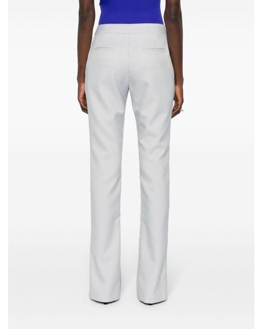 Off-White c/o Virgil Abloh Gray Corporate Tech Tailored Trousers