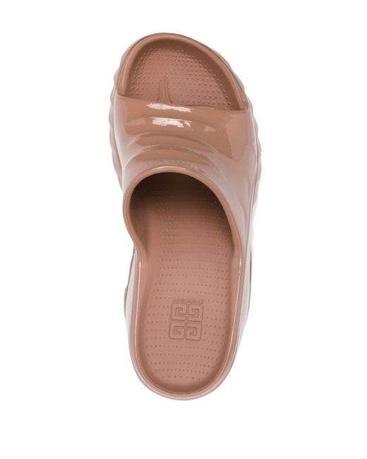 Sandales compensées Marshmallow 100 mm Givenchy en coloris Brown