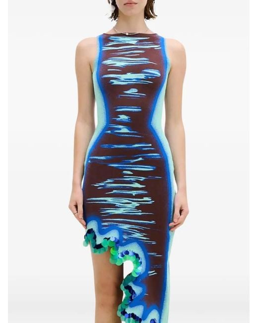 ph5 wavy dress sequin Ph5 Wavy Dress Iris Sequin Dress