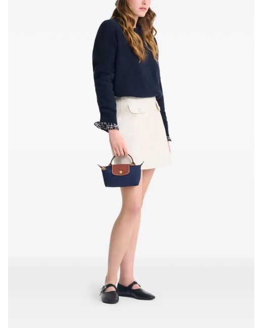 Longchamp Le Pliage Make-Up Tas in het Blue