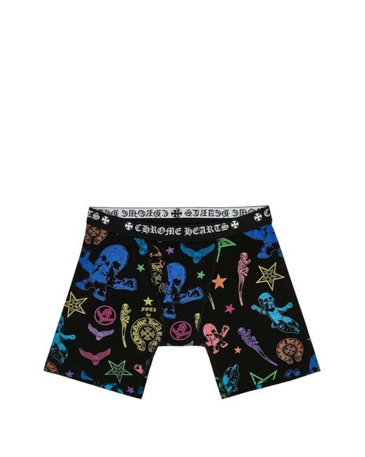Chrome Hearts White Foti-Print Boxer Briefs for men