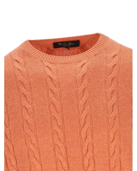 Loro Piana Orange Cedar Sweater for men