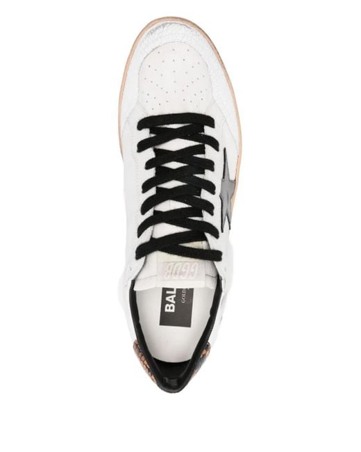 Golden Goose Deluxe Brand White Ball Star Leather Sneakers for men