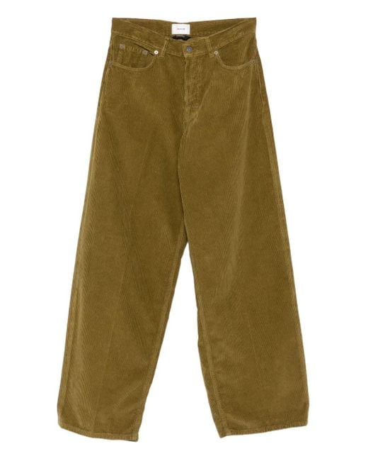 Haikure Green Corduroy Trousers