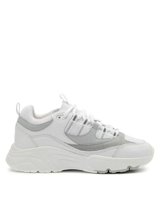 Cleens White Aero Runner Sneakers for men
