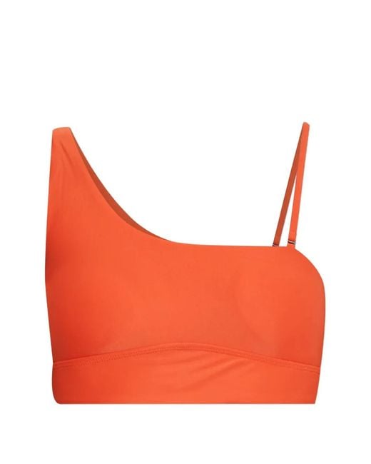 Rethinkit Studios Orange One-Shoulder Bikini Top