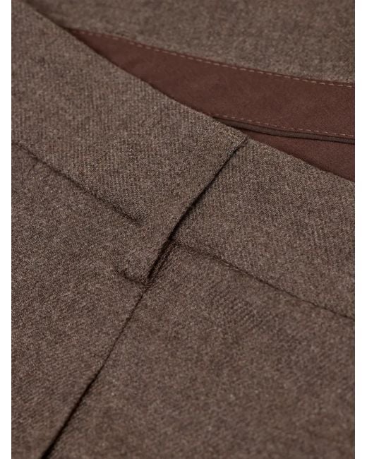 Closed Brown Ruthy Pleated Trousers