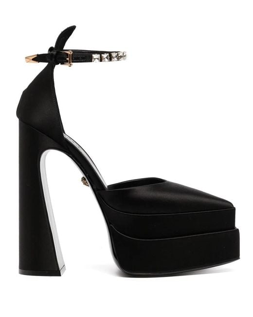 Versace Black Medusa Aevitas Platofrm Pumps