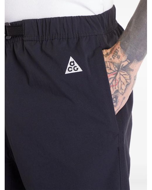 Nike Blue Acg Buckle Trail Pants for men