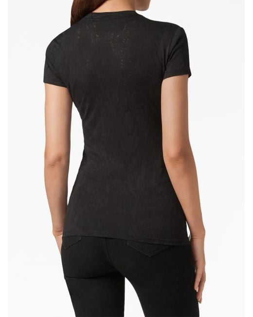 Philipp Plein Black Sexy Pure Fit Crew-Neck T-Shirt