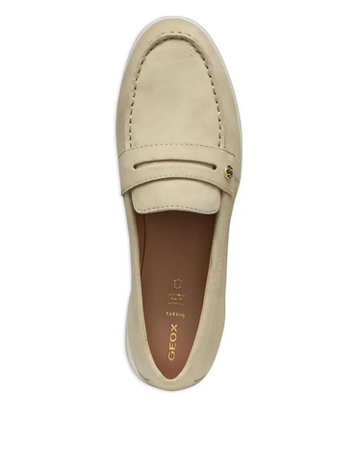 Geox Natural Xan3 Suede Loafers