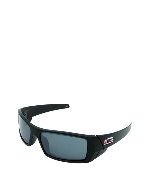 Oakley Gray Gascan Rectangle-Frame Sunglasses for men