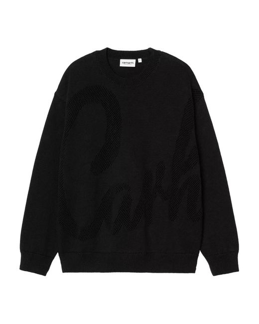 Carhartt Black W' Perla Embossed Sweater