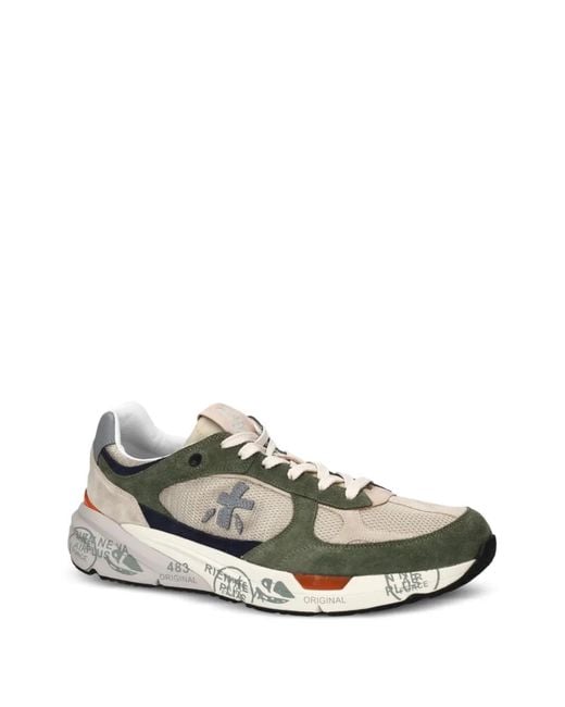 Premiata White Mase Sneakers for men