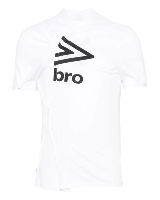 PROTOTYPES White Hook And Bar T-Shirt for men