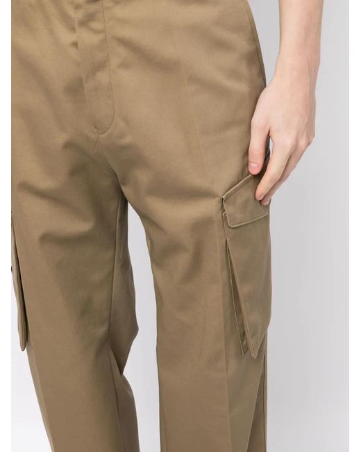 HUGO Natural Straight-Leg Cargo Pants for men
