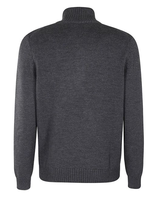 Fay Gray Mock-Neck Wool Jumper for men