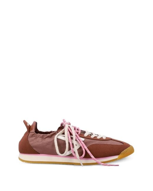 PURAAI Pink Panther Leather Sneakers