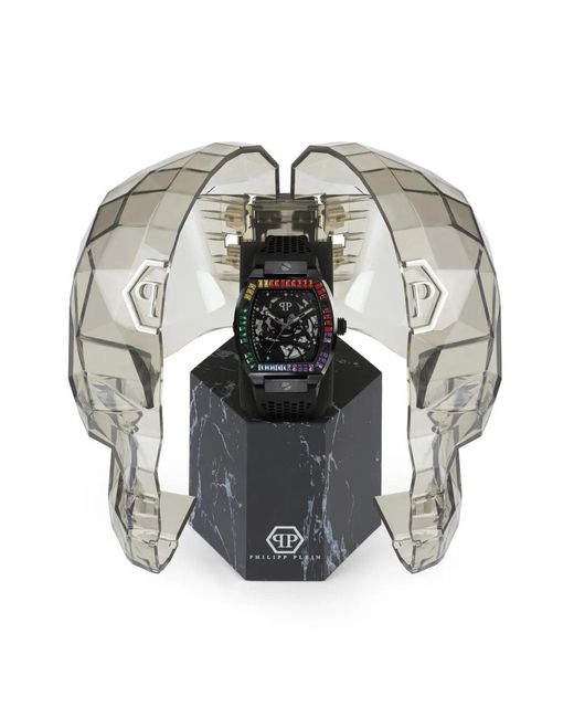 Philipp Plein Black The $Keleton 44Mm Watch