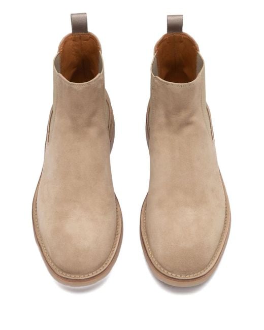 メンズ Officine Creative Flexus Suede Boots Natural