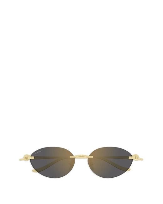 Cartier Gray Panthère Sunglasses