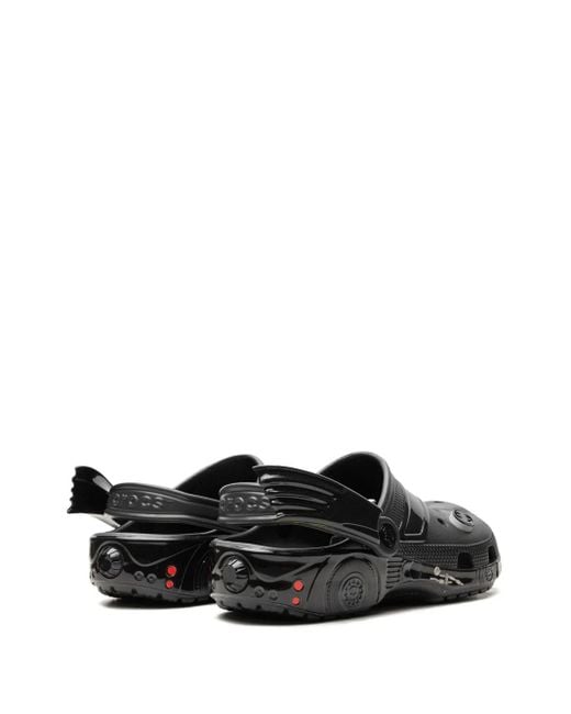 CROCSTM Black Classic Clog "Batmobile" Sandals for men