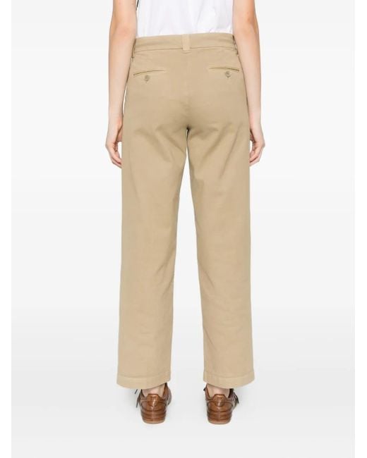 Aspesi Natural Pantalon Évasé À Boutonnière