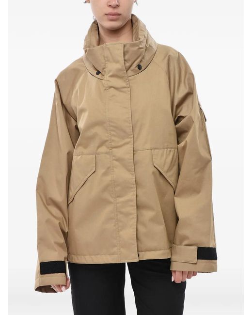 Woolrich Natural Lily Removable-Hood Jacket