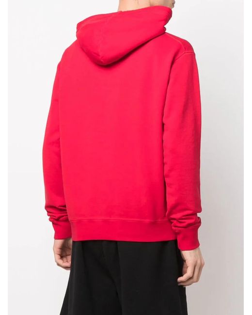 DSquared² Pink 'Love' Logo-Print Hoodie for men