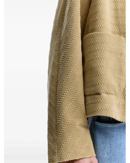 Shanghai Tang Metallic Textured Mandarin Jacket for men