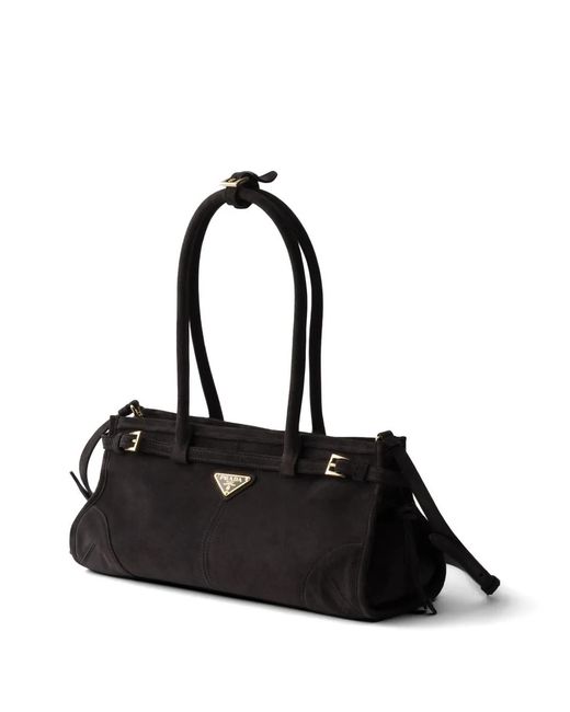Prada Black Medium Bonnie Tote Bag