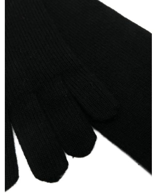 Max Mara Black Cashmere Gloves