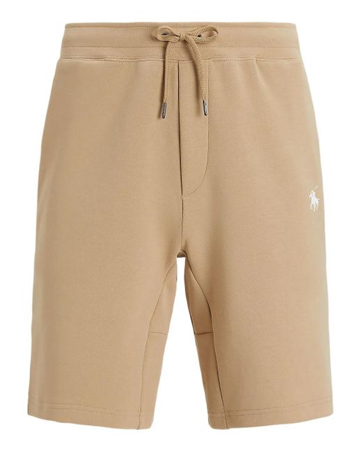 Polo Ralph Lauren Natural Polo Pony-Embroidered Track Shorts for men
