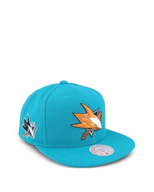 Mitchell & Ness Blue Nhl Alternate Flip Baseball Cap for men