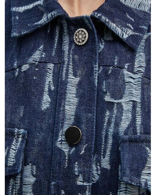 Veste En Jean À Bords Francs Bruuns Bazaar en coloris Blue