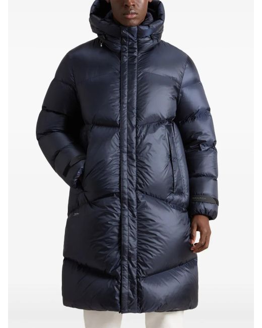 Woolrich Blue Padded Puffer Jacket for men