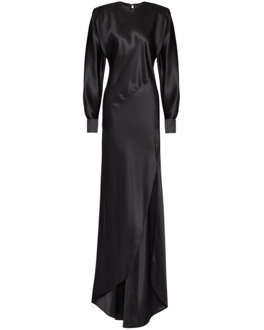 Valentino Garavani Black Silk Maxi Dress