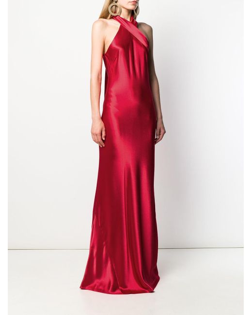 Galvan London Silk Pandora Dress in Red Save 60 Lyst