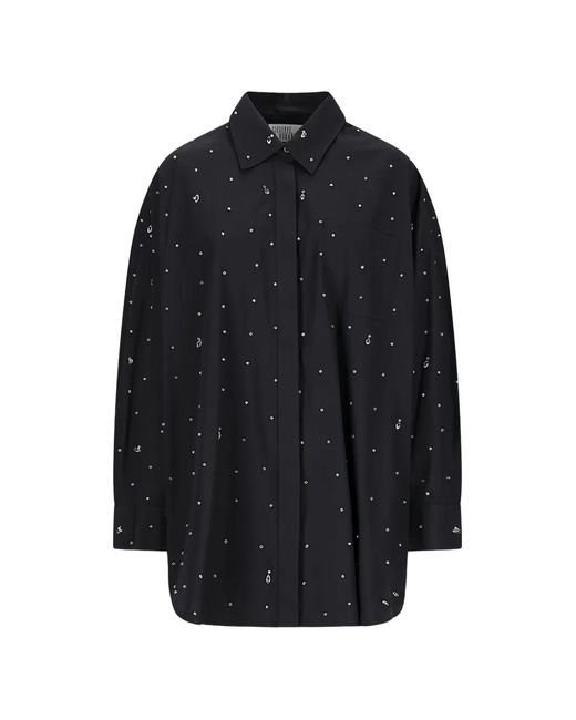 GIUSEPPE DI MORABITO Blue Embellished Shirt
