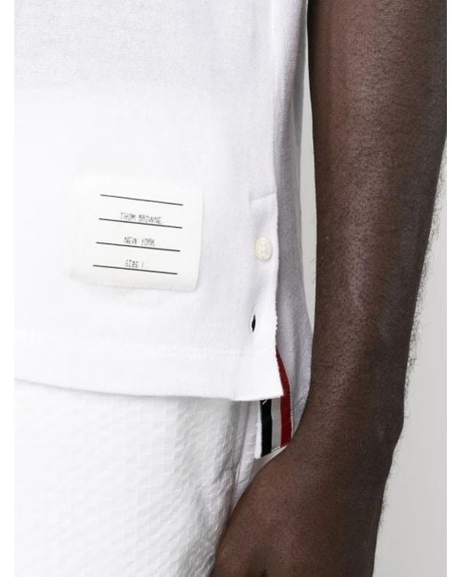 Thom Browne Gestreepte Top in het White voor heren
