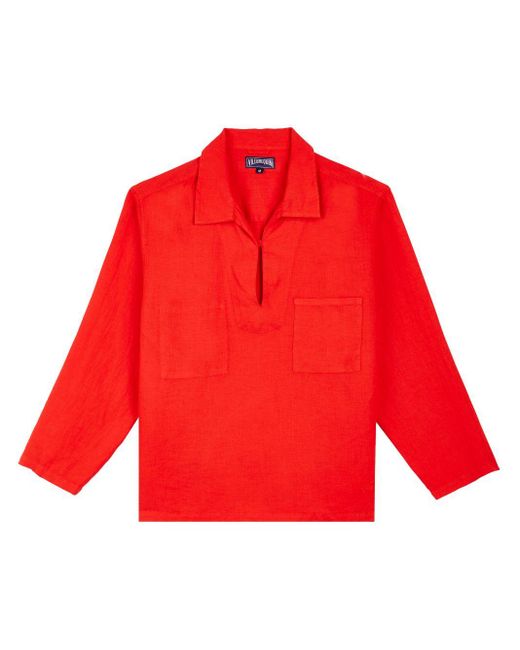 Camisa Comores Vilebrequin de hombre de color Red