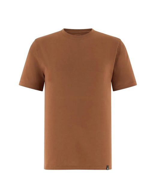 Boggi Brown Round-Neck T-Shirt for men