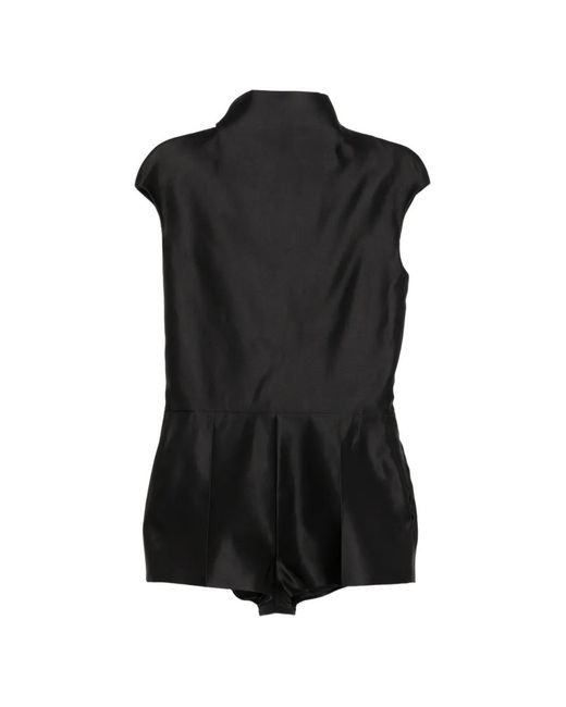 Tom Ford Black High-Neck Playsuit
