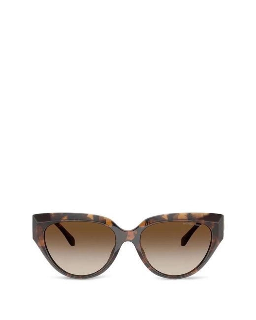 Michael Kors Brown Boca Raton Cat-Eye Sunglasses