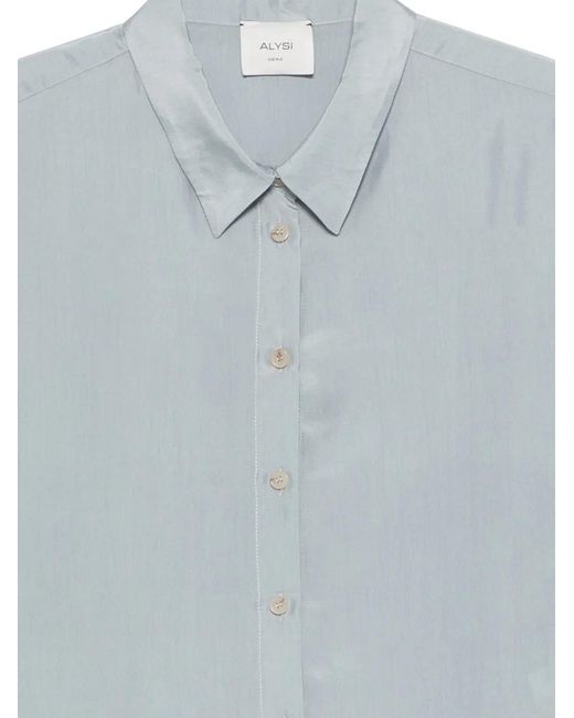 Alysi Blue Buttoned Shirt